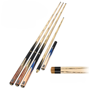 OMIN Nuevo Taco de <span class=keywords><strong>Billar</strong></span>/Snooker de Nieve con Punta de 9.5mm, 145cm, Madera de Fresno Premium de Alta Calidad, Junta de Latón, 3/4 Articulado - Product Image 3