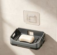 Porte-savon mural pour salle de bain sans accumulation d'eau, nouveau porte-savon pour rangement et drainage domestique