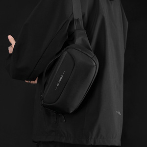 Bolso de Pecho para Hombre Wepower, de Nailon, Multifuncional, para Uso Diario, Verano 2023, Color Negro, Gris, Azul Oscuro, Sólido - Product Image 2