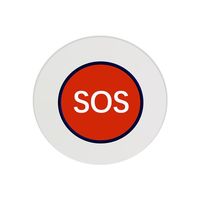 Alarme d'urgence 4G SOS, bouton d'appel à une touche, piles incluses, détection de chute, alarme pour personnes âgées, localisateur