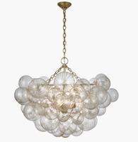 Lustre en verre moderne, lampe de plafond de luxe, luminaire suspendu LED pour salon, hall d'hôtel, salle à manger