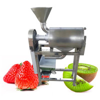 Machine à pulper les graines de figue de barbarie 1t/h, machine à pulper les kiwis et les raisins