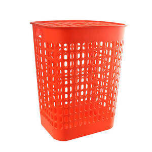 Large Capacity PP Plastic Laundry Basket <b>with</b> <b>Lid</b> Portable Clothes Hamper Storage <b>Bin</b> for <b>Bathroom</b> Living Room - Product Image 2