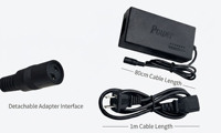 Adaptador de Corriente Universal de 12-24V 5A 96W con 7 Velocidades Ajustables y Enchufe EU US UK con 8 Puntas para Laptop, Precio de Fábrica