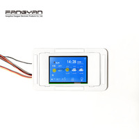 12V 5A 60W Tuya 4G APP Contrôle WIFI Connexion CCT Trois Couleurs LED Lumière Gradateur Miroir Capteur Tactile Commutateur Pour Miroirs D'hôtel