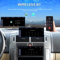 Pemutar MP5 Mobil Universal 6.86 Inci 1DIN Dengan Tombol Fisik, Carplay Nirkabel, Stereo Multimedia Mobil Unit All-in-One