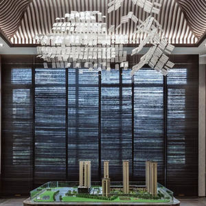 Lampe suspendue carrée vintage avec carreaux de verre Design Nouvel An Lumières pour centre de <span class=keywords><strong>vente</strong></span> <span class=keywords><strong>immobilier</strong></span> et décoration de salon - Product Image 5