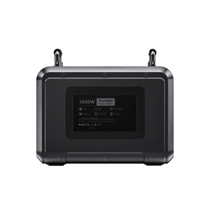 Station d'alimentation portable 1200W 960Wh pour P1201/P1201E, onde sinusoïdale pure, UPS, prise en charge des panneaux solaires MPPT, batterie LiFePO4, 500W max. - Product Image 1