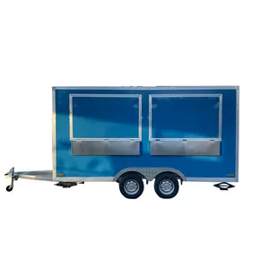 high quality mobile food truck carritos de comida/bbq trailer cart/food car for sale