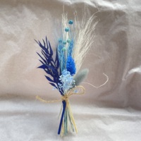 Boho Mini Bunga Kering Bunch Boutonniere Kotak Surat Hadiah Kue Pengantin Topper Harga Grosir Buket Bunga Kering Mini Alami