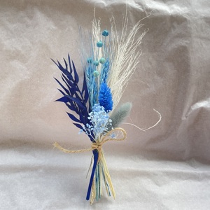 Boho mini bouquet de fleurs séchées, boutonnière, boîte aux lettres, cadeau de mariage, garniture de gâteau, prix de gros, mini bouquet de fleurs séchées naturelles - Product Image 6