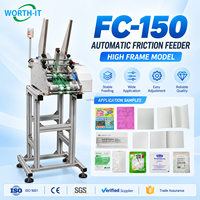 Plieuse de cartes électrique avancée et alimentateur à friction avec moteur PLC pour l'impression jet d'encre haute précision de livrets, dépliants et sacs en plastique