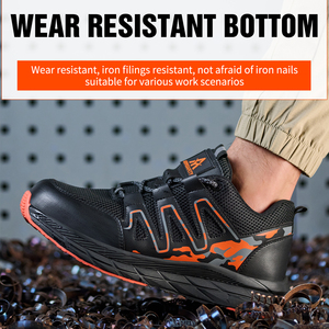 Oem 2025 Trọng lượng nhẹ thép thoáng khí ngón chân unisex khởi động công việc chống đập Jogger mùa đông da lộn vải lông thấp cắt EVA đế ngoài - Product Image 5