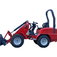Knickgelenkter Minilader HT180, Hydrostatischer Allrad-Radlader Hoflader zum Verkauf