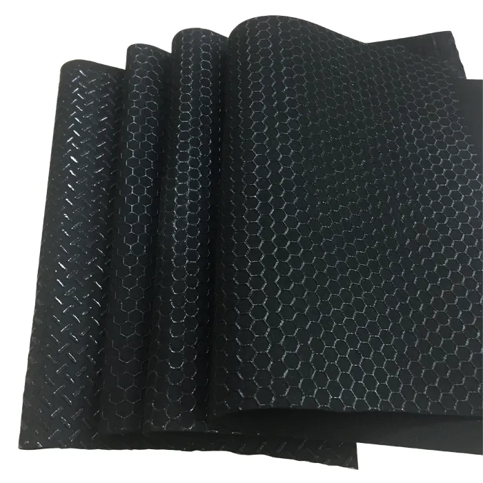 CR neoprene lastre in gomma antiscivolo in silicone di plastica di goccia di punteggiata modello laminato tessuto di nylon