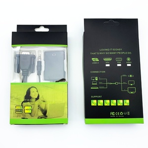 อะแดปเตอร์ VGA <span class=keywords><strong>เป็น</strong></span> HDTV ความละเอียด 1080P พร้อมช่องเสียบเสียง 3.5 มม. <span class=keywords><strong>สาย</strong></span><span class=keywords><strong>แปลง</strong></span> VGA ตัวผู้ <span class=keywords><strong>เป็น</strong></span> HDTV ตัวเมีย 19 พิน - Product Image 5