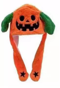 Botu oreille mobile citrouille chapeau fête jeux amusants saut fête jouet Costumes Cosplay fille dessin animé peluches adultes enfants Halloween - Product Image 6