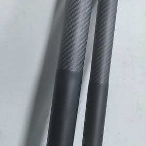 Tubo in Fibra di Carbonio 3K Personalizzabile, Nero Opaco ad Alta Resistenza per Droni e Robot, Materiale Grezzo High-Tech - Product Image 1