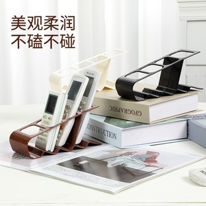 Desktop Organizer Plastic Storage Rack With Partitions For Remote <b>Controls</b> And Small Items <b>Standing</b> Type Rectangle Shape - Product Image 4