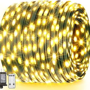 Guirlandes lumineuses intelligentes pour Noël, imperméables, pour l'extérieur, décorations de Noël - Product Image 1