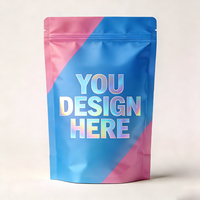 Sachet Doypack Personnalisé Imprimé avec Fermeture Ziplock, Design Holographique, Anti-humidité et Anti-odeur, Qualité Alimentaire, Personnalisable