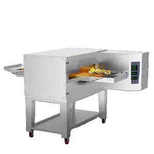 Gas Elektrische Barbecue Vlees Spies Kebab Maken Machine Automatische Shoarma Grill Machine Convectie Een Twee Transportband Bbq Oven