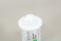 Pot de pistolet transparent de 200ml Fournitures de finition automobile Tasse de peinture en aérosol jetable en plastique Tasse de pulvérisation de peinture à l'échelle Nouveau design