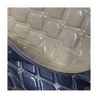 Faux PU PVC éponge cuir synthétique broderie siège matelassé couture tissu couture cuir rexine pour siège de voiture mur