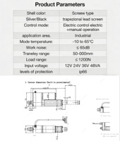 Vente directe usine – Actionneur linéaire YH8-522 IP65, moteur à balais 1200N, 12-48V avec contrôleur pour maison intelligente et vélo électrique