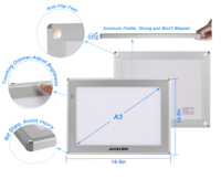 Pad de traçage d'éclairage LED à gradation A5 A4 A3 A2 pour boîtes à lumière publicitaires