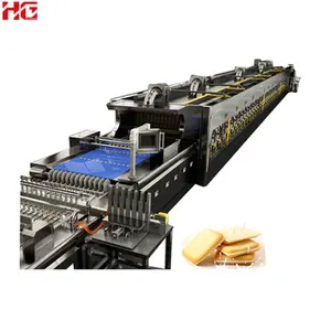 White lover cookies automatic sandwich biscuit production line/Layer cookies baking machine Key Switch Training Stainless