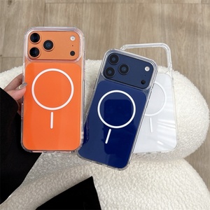 เคสโทรศัพท์มือถือแบบใสหรูหรา ผสมผสานวัสดุ PC และอะคริลิก พร้อมแม่เหล็ก สำหรับ iPhone 17 Pro Max - Product Image 4