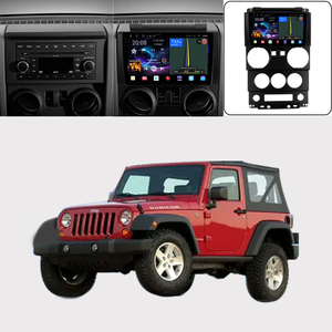 Penhui-Reproductor de DVD con Android para <span class=keywords><strong>Jeep</strong></span> <span class=keywords><strong>Wrangler</strong></span> 3 JK <span class=keywords><strong>2008</strong></span>-2010, Radio con navegación GPS, audio y vídeo, CarPlay, DSP Multimedia 2 - Product Image 4