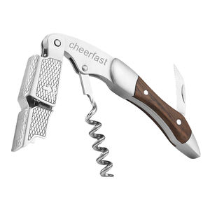 Fabricant en gros d'ouvre-bouteille à manche en bois, <span class=keywords><strong>tire</strong></span>-<span class=keywords><strong>bouchon</strong></span> professionnel de haute qualité, <span class=keywords><strong>tire</strong></span>-<span class=keywords><strong>bouchon</strong></span> en acier inoxydable pour restaurant - Product Image 2