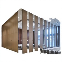 Cloison mobile moderne en MDF entièrement pliable avec peinture de paysage chinois pour entrée, salon, bureau