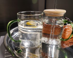 Custom Logo High Borosilicate <b>Glass</b> Mug 12oz, Camping-Friendly Durable <b>Coffee</b> <b>Cup</b> - Product Image 2