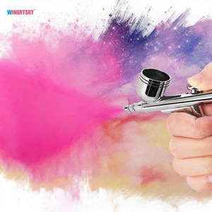 Ensemble de peintures acryliques à séchage rapide imperméables de haute qualité, 12 couleurs, 30 ml, pour artistes, toile, verre, papier, marque Winartsky - Product Image 5