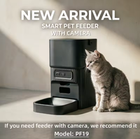 Mangeoire automatique pour animaux de 6 L, commande via application Wi‑Fi, double alimentation, distributeur intelligent de nourriture pour chiens et chats