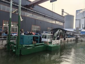 Amfibi Çok Amaçlı Nehir Tarama ve Kazı Gemisi, Konumlandırma Kazıkları ile - Product Image 6