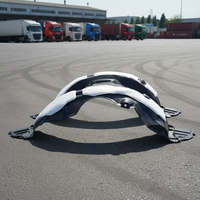 Revêtements de garde-boue avant et arrière pour Toyota Vios 08-13 VIOS Produit d'origine de haute qualité 53876-0D100/53875-0D110