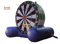 Grand jeu de fléchettes gonflable interactif pour la famille, jeu de fléchettes de football pour l'extérieur, jeux de football pour enfants