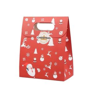 <b>White</b> Kraft Paper Christmas Shopping <b>Bags</b> Vietnam Manufacturer Custom Logo Twisted Handles Wholesale <b>Gift</b> Carrier <b>Bags</b> - Product Image 1