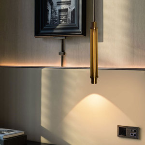 Minimalist Long Pole <b>Wall</b> Lamp 230cm LED E27 Switch Control <b>Bedside</b> Ambient <b>Light</b> - Product Image 2