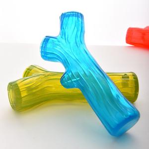 Nuevo juguete para mascotas, para masticar, limpia los dientes, resistente a mordidas, transparente, de material TPR, con sonido al morder, juguete para perros - Product Image 4