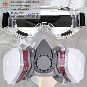 <span class=keywords><strong>2025</strong></span> cao lọc tái sử dụng Silicone Mặt nạ nửa bụi mặt đôi Mặt Nạ Lọc với hộp mực sơn Bìa - Product Image 1