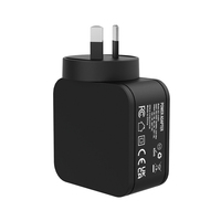 Cargador Superrápido PD de 100 W GaN, Tamaño Mini, Tipo C, Enchufe EU, US, UK, AU, Cargador de Pared con Puerto Único, Adaptador para Apple iPhone, iPad, Android