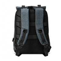 Sac à dos multifonctionnel Fuliya 2-en-1 détachable pour ordinateur portable et sac bandoulière, personnalisable avec logo, pour hommes - Vente en gros