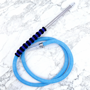 Tuyaux en plastique pour narguilé en aluminium à rayures orange et noire, accessoires pour narguilé, narguilé, tabac, fournitures pour fumer à domicile - Product Image 2