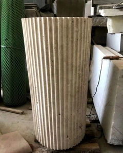 <span class=keywords><strong>Lavabo</strong></span> de Pedestal independiente de mármol travertino <span class=keywords><strong>Beige</strong></span>, lavabos de baño para Hotel y hogar para aplicación de lavado, Material de <span class=keywords><strong>piedra</strong></span> - Product Image 5