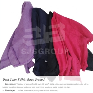 Stracci Misti Riciclati <span class=keywords><strong>di</strong></span> <span class=keywords><strong>Tessuto</strong></span> in Cotone per Pulizia, Scarti <span class=keywords><strong>di</strong></span> T-shirt, 10Kg 25Kg, De Trapo Industrial - Product Image 2